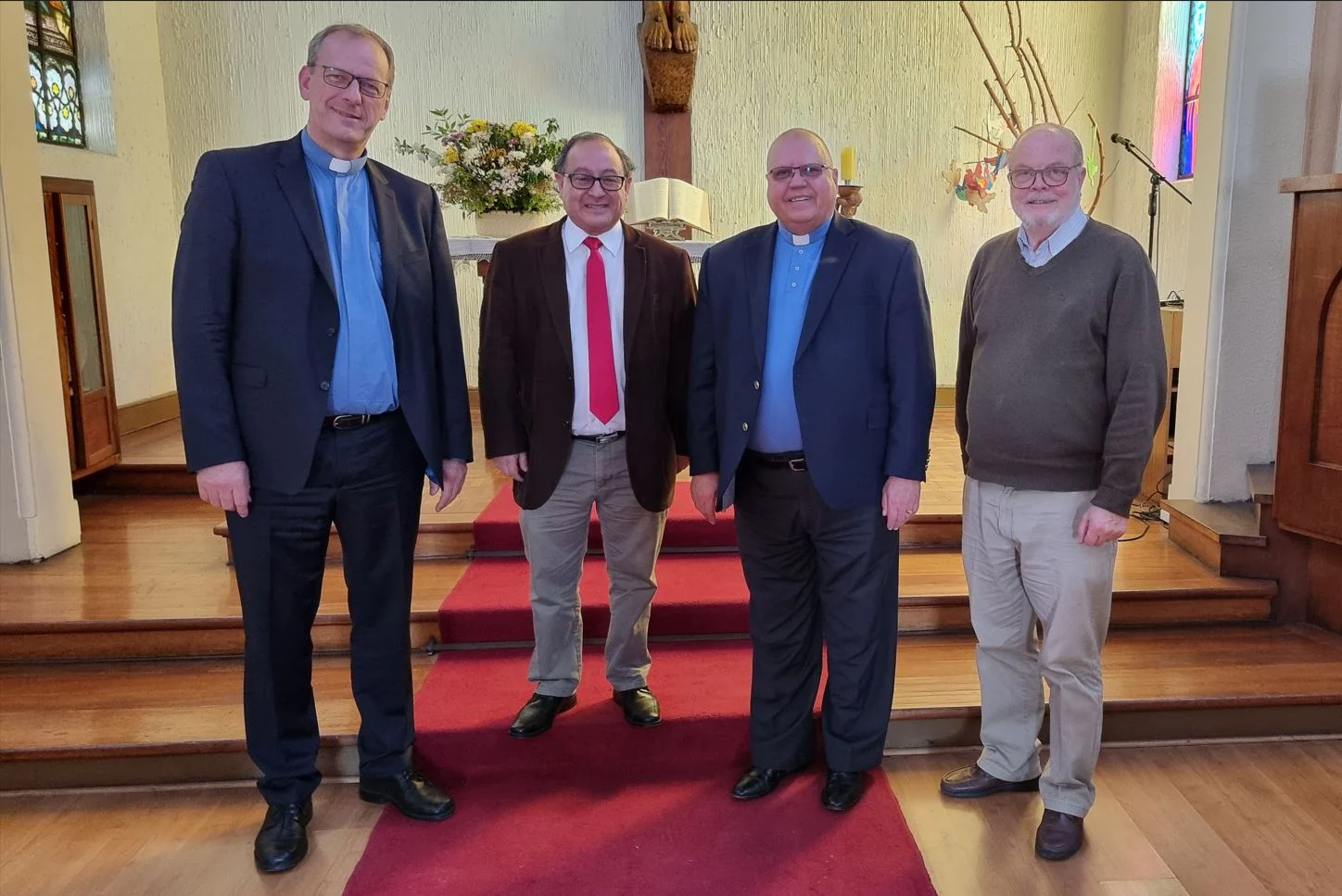 Obispo y presidente de la ILCH se reunieron con representantes de la EKD